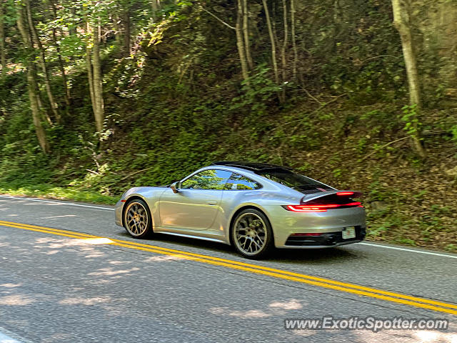 Porsche 911 spotted in Tail of Dragon, Tennessee