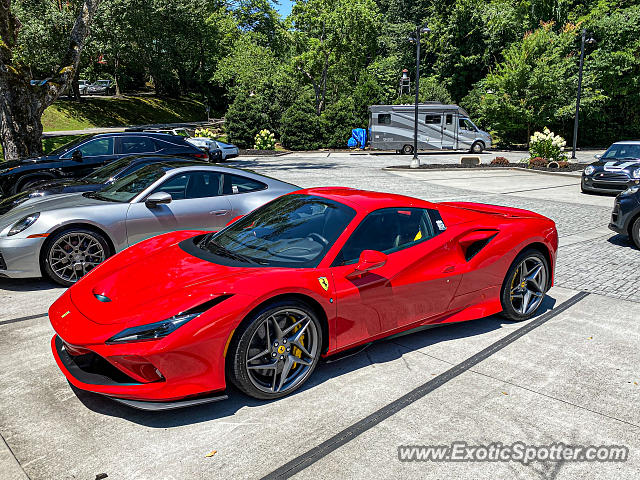 Ferrari F8 Tributo spotted in Tapoco Lodge, North Carolina