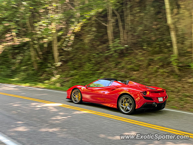 Ferrari F8 Tributo spotted in Tail of Dragon, Tennessee