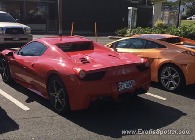 Ferrari 458 Italia spotted in Honolulu, Hawaii