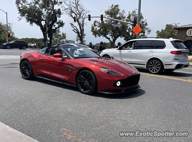 Aston Martin Zagato spotted in Malibu, California