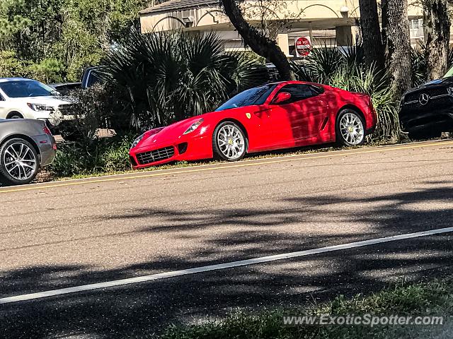 Ferrari 599GTB spotted in Amelia Island, Florida