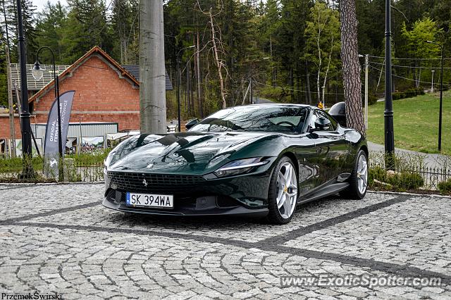 Ferrari Roma spotted in Karpacz, Poland