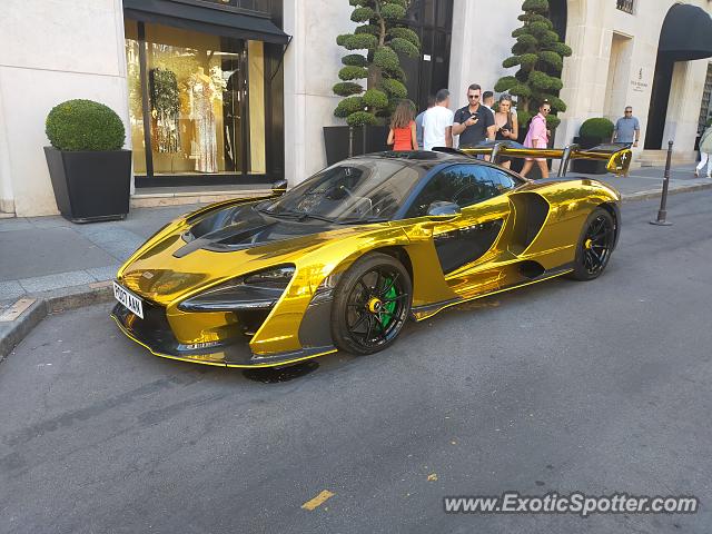 Mclaren Senna spotted in Paris, France