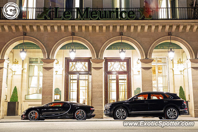 Bugatti Chiron spotted in Paris, France