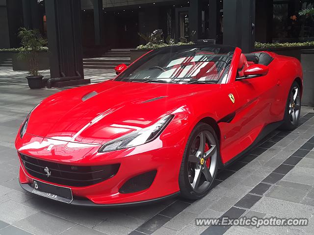 Ferrari Portofino spotted in Jakarta, Indonesia