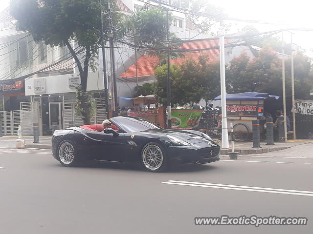 Ferrari California spotted in Jakarta, Indonesia
