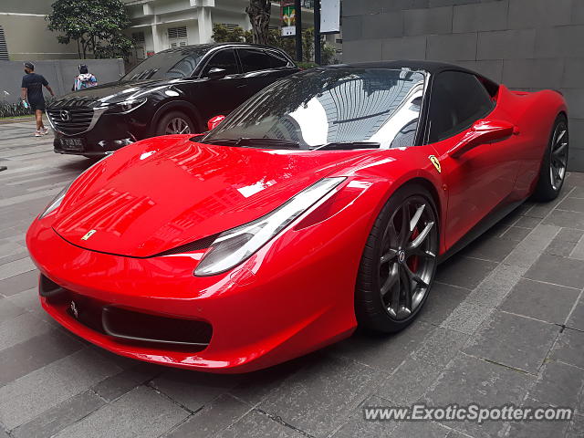Ferrari 458 Italia spotted in Jakarta, Indonesia