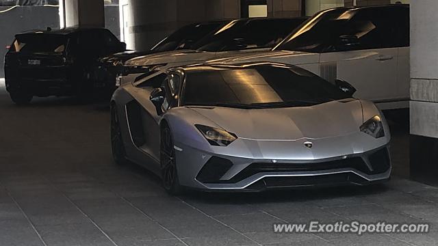 Lamborghini Aventador spotted in Toronto, Canada