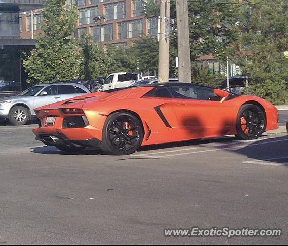 Lamborghini Aventador spotted in Toronto, Canada