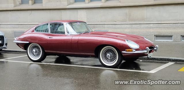 Jaguar E-Type spotted in Zürich, Switzerland