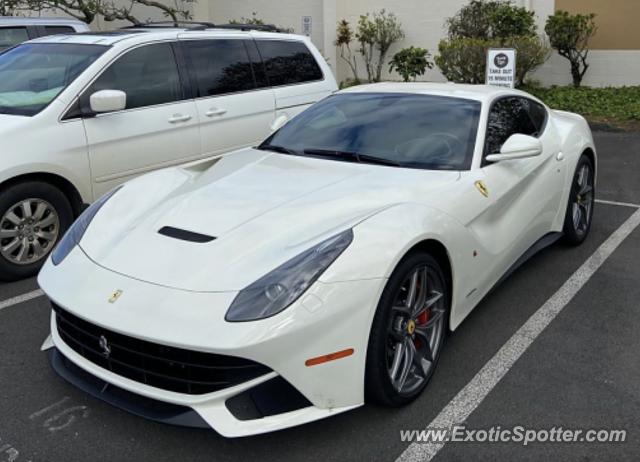 Ferrari F12 spotted in Honolulu, Hawaii