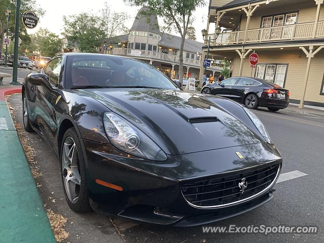 Ferrari California spotted in Pleasanton, California