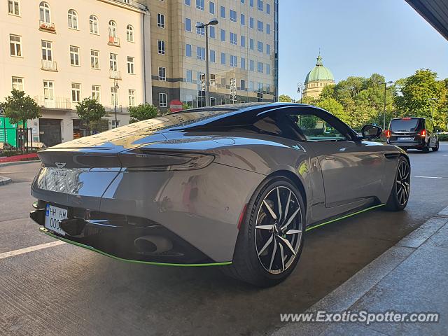 Aston Martin DB11 spotted in Warsaw, Poland