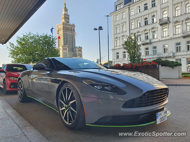 Aston Martin DB11 spotted in Warsaw, Poland