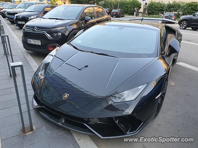 Lamborghini Huracan spotted in Warsaw, Poland
