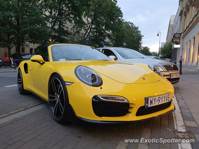 Porsche 911 Turbo spotted in Warsaw, Poland