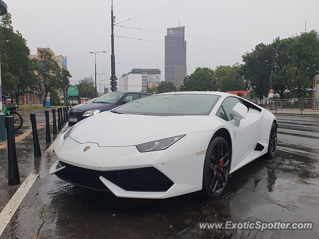 Lamborghini Huracan spotted in Warsaw, Poland