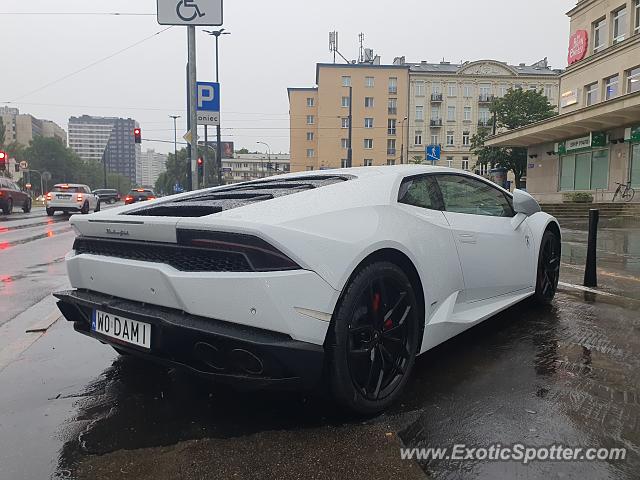 Lamborghini Huracan spotted in Warsaw, Poland