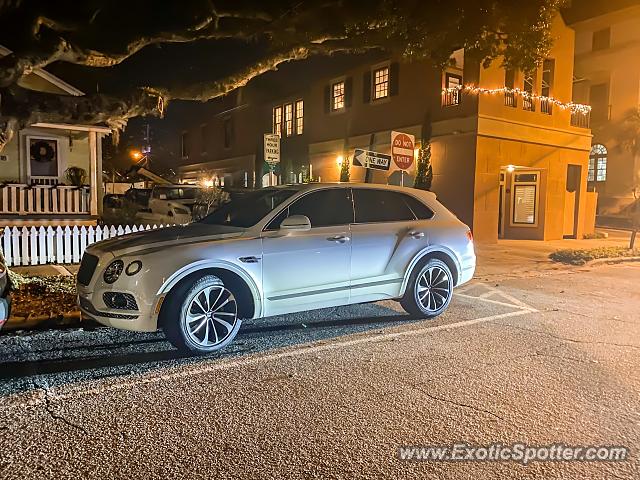 Bentley Bentayga spotted in Amelia Island, Florida