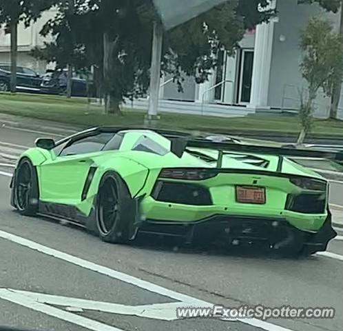 Lamborghini Aventador spotted in Jacksonville, Florida
