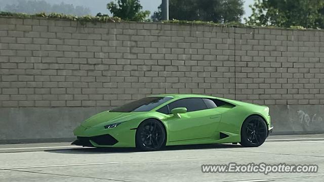 Lamborghini Huracan spotted in Upland, California