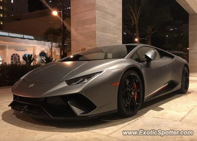 Lamborghini Huracan spotted in Honolulu, Hawaii