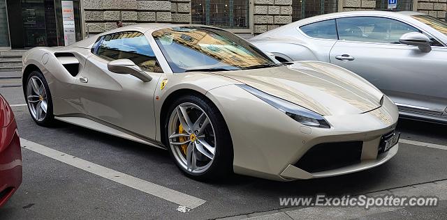 Ferrari 488 GTB spotted in Zurich, Switzerland