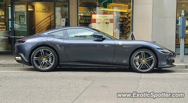 Ferrari Roma spotted in Zurich, Switzerland