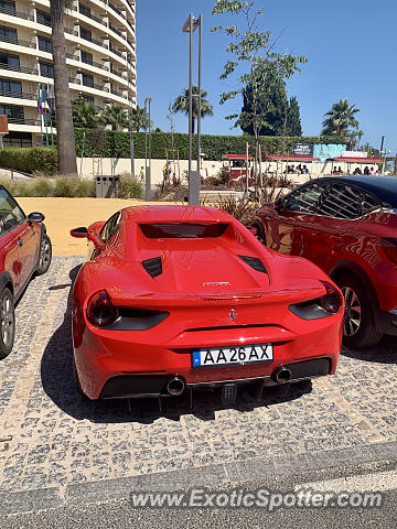 Ferrari 488 GTB spotted in Vilamoura, Portugal