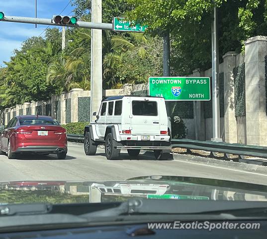 Mercedes 4x4 Squared spotted in Coral Gables, Florida