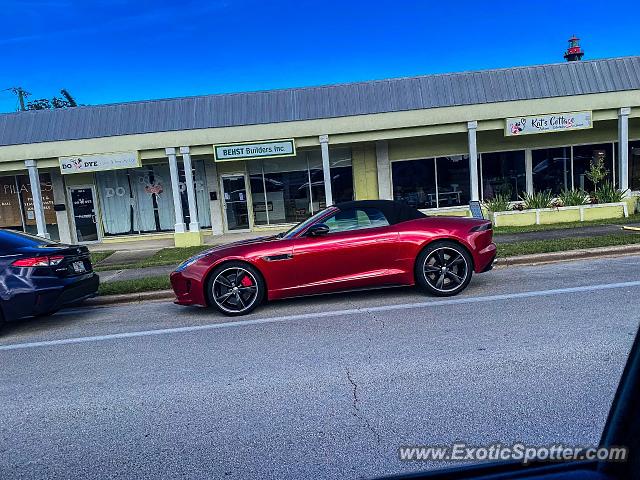 Jaguar F-Type spotted in St augustine, Florida