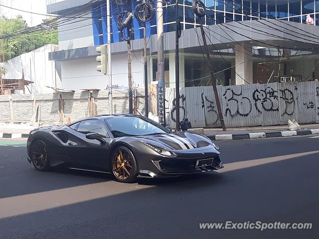 Ferrari 488 GTB spotted in Jakarta, Indonesia