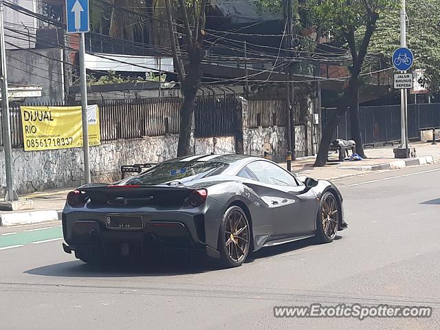 Ferrari 488 GTB spotted in Jakarta, Indonesia