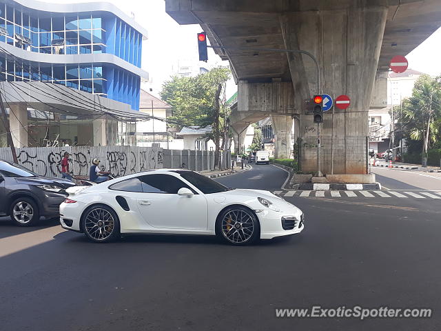 Porsche 911 Turbo spotted in Jakarta, Indonesia
