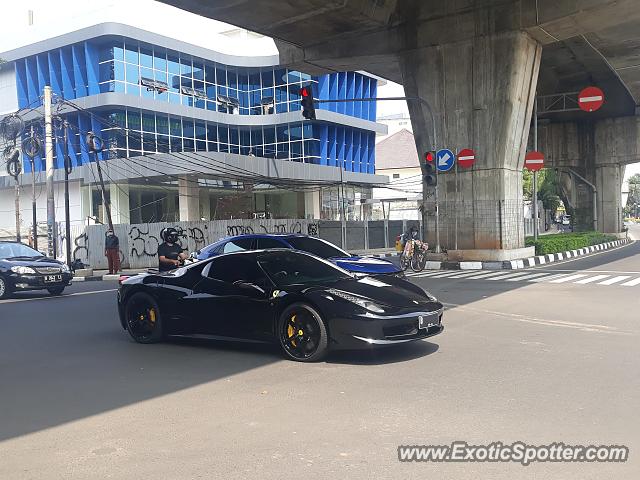 Ferrari 458 Italia spotted in Jakarta, Indonesia