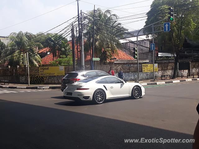 Porsche 911 Turbo spotted in Jakarta, Indonesia
