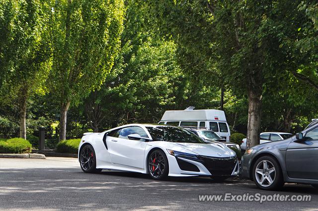 Acura NSX spotted in Tacoma, Washington