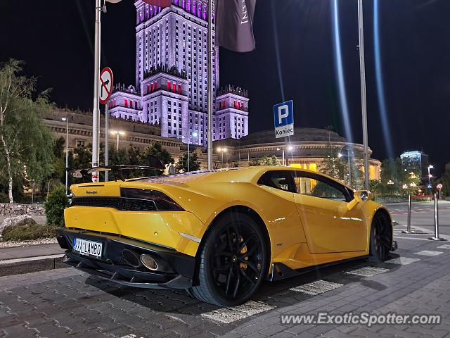 Lamborghini Huracan spotted in Warsaw, Poland