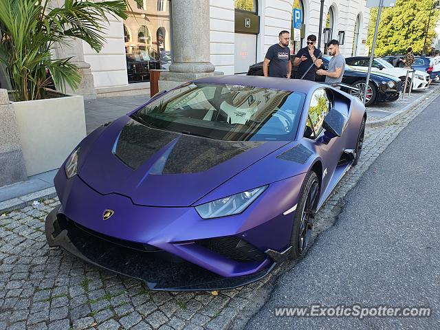 Lamborghini Huracan spotted in Warsaw, Poland