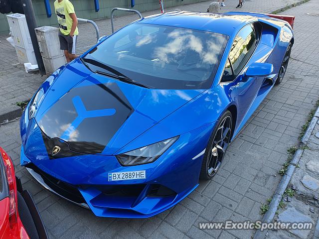 Lamborghini Huracan spotted in Warsaw, Poland
