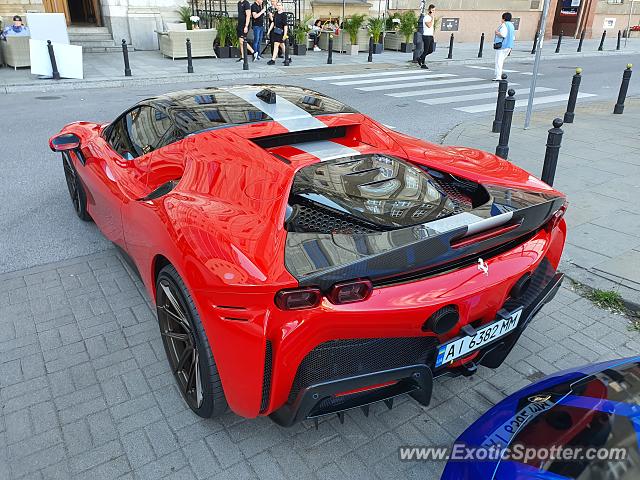 Ferrari SF90 Stradale spotted in Warsaw, Poland