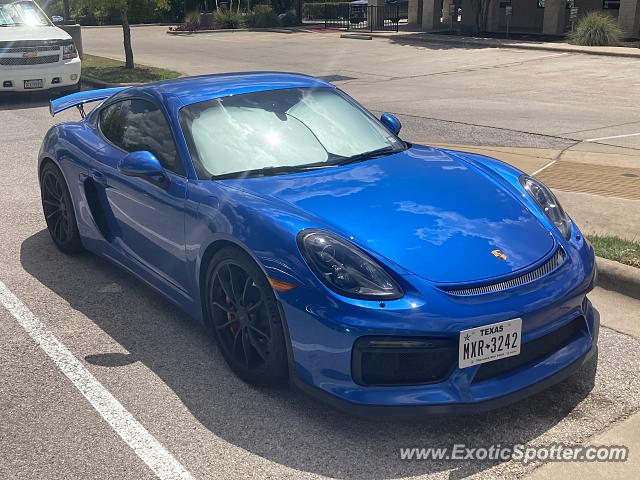 Porsche Cayman GT4 spotted in Austin, Texas