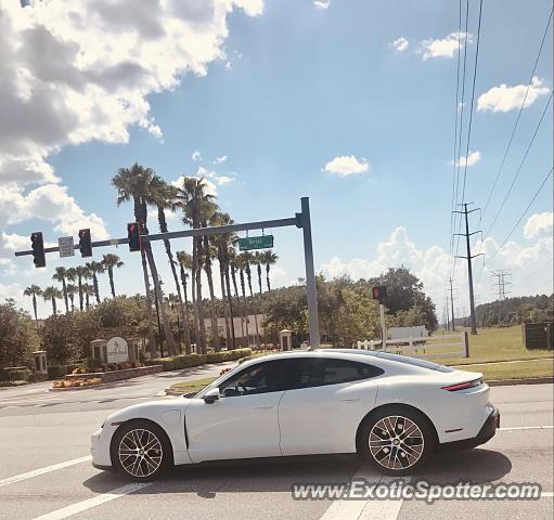 Porsche Taycan (Turbo S only) spotted in Jacksonville, Florida