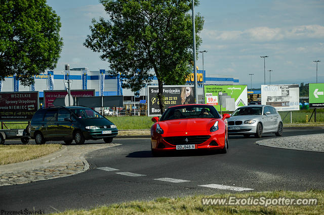 Ferrari California spotted in Zgorzelec, Poland