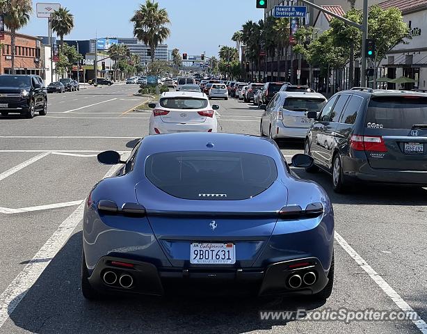 Ferrari Roma spotted in Los Angeles, California