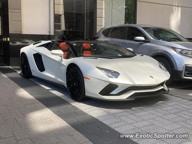 Lamborghini Aventador spotted in Houston, Texas
