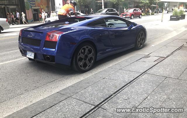 Lamborghini Gallardo spotted in Toronto, Canada