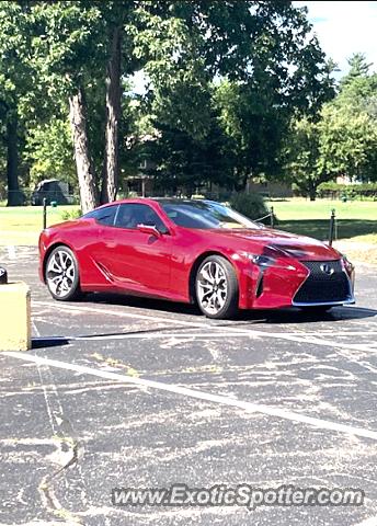 Lexus LC 500 spotted in Flint, Michigan