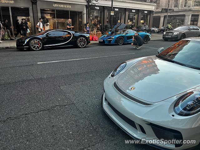 Bugatti Chiron spotted in London, United Kingdom